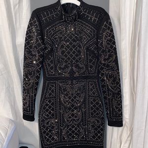 Bebe rhinestone dress